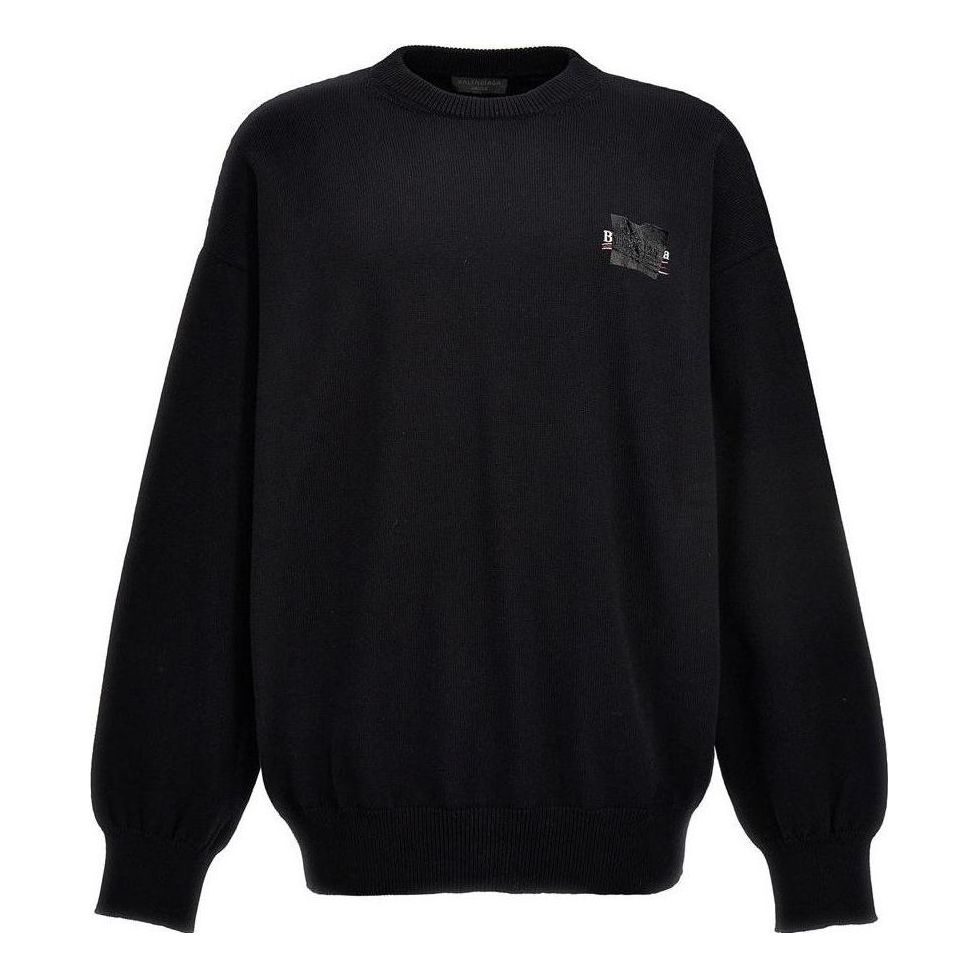 Balenciaga Gaffer Oversized Sweatshirt 'Black' 719158T32631000