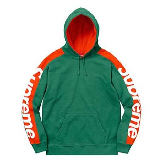 Supreme SS18 Sideline Hooded Sweatshirt Light Pine SUP-SS18-415