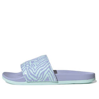 (WMNS) adidas Adilette Comfort Slide 'Violet Mint Zebra' GZ2915