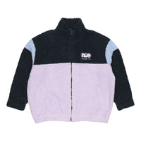 (WMNS) adidas Neo Fleece Jacket Asia Sizing 'Purple Black Teal' GU0838