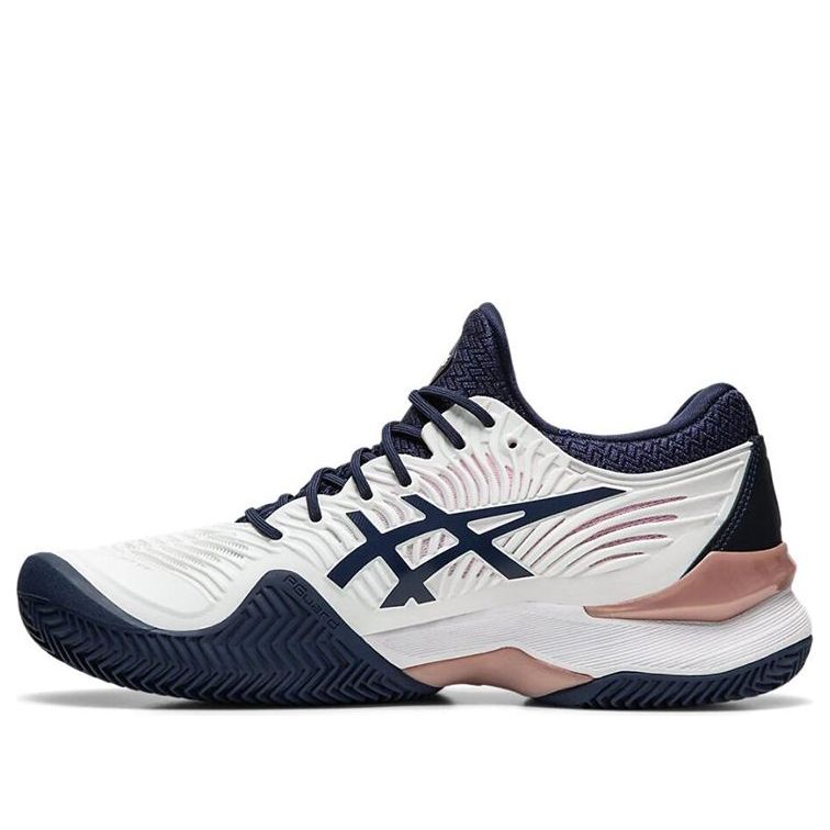 (WMNS) ASICS Court FF 2 Clay 'White Blue' 1042A075-102