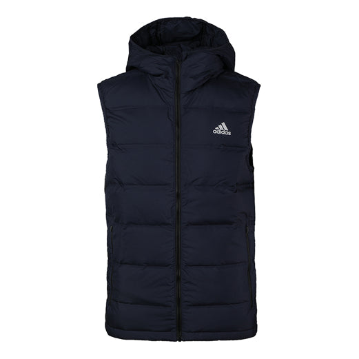 adidas Outdoor protection against cold Stay Warm hooded Down Vest Blue DZ1393
