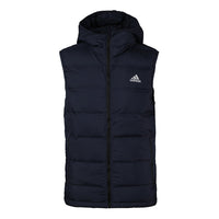 adidas Outdoor protection against cold Stay Warm hooded Down Vest Blue DZ1393