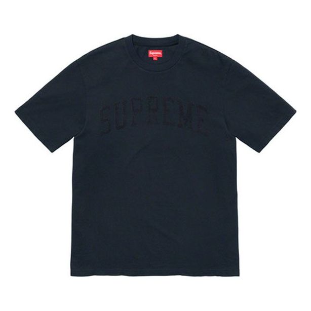 Supreme FW19 Week 3 Chenille Arc Logo SS Top Tee SUP-FW19-335