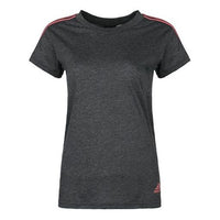 (WMNS) adidas Pink Stripe Short Sleeve Gray CF8834