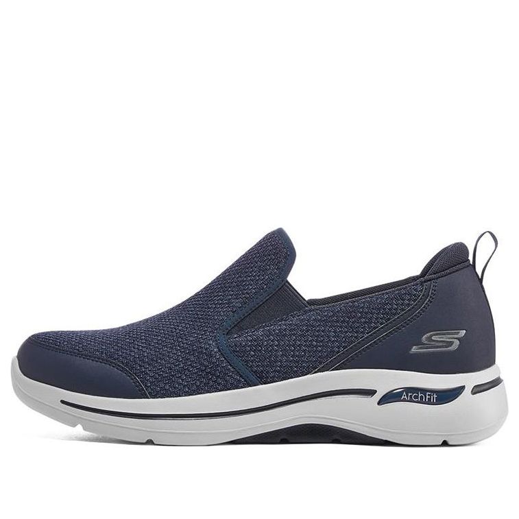 Skechers Go Walk Arch Fit Low-Top Lazy Shoes Navy 216183-NVY