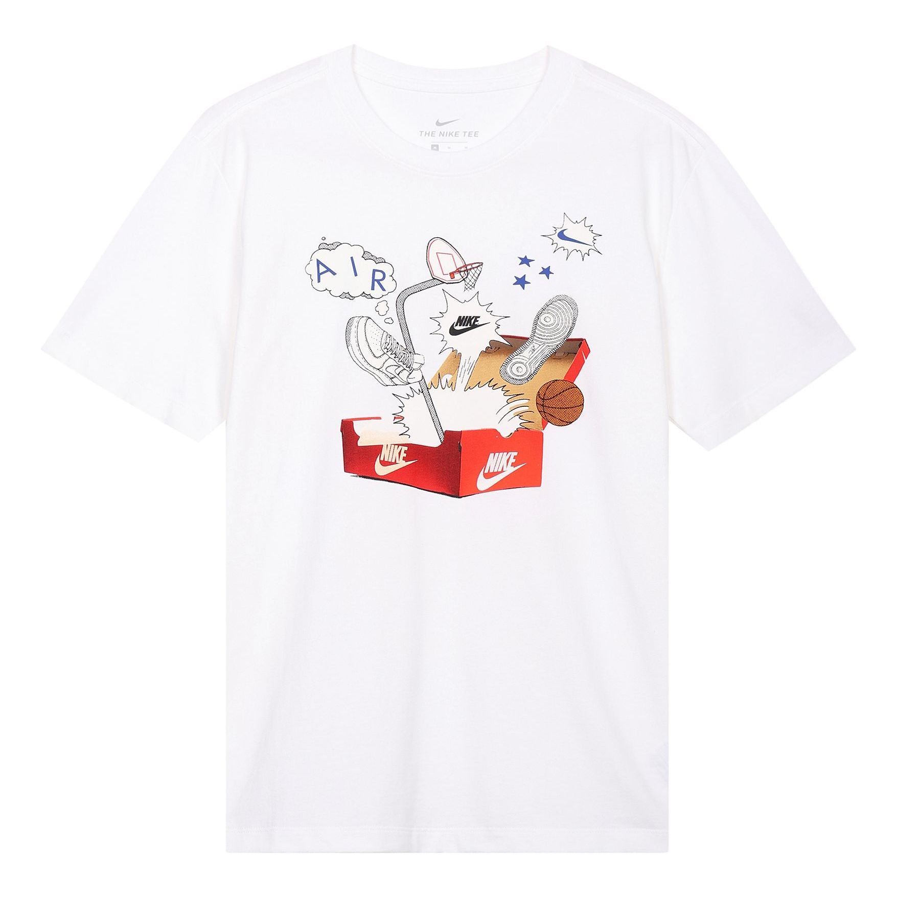 Nike AS Men's Nike Sportswear Printed Short Sleeve TEE White CU6872-100