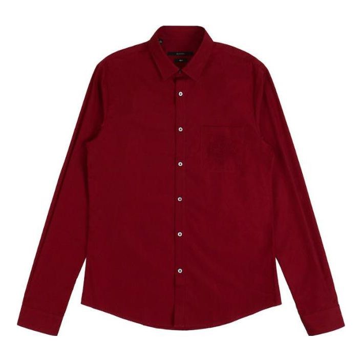 Gucci Pocket Shirt 'Red' 387432-21131-6105
