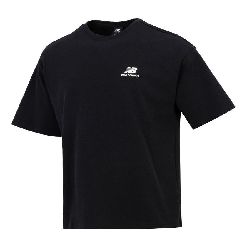 New Balance Logo T-Shirt Asia Sizing 'Black' AMT22392-BK