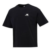 New Balance Logo T-Shirt Asia Sizing 'Black' AMT22392-BK