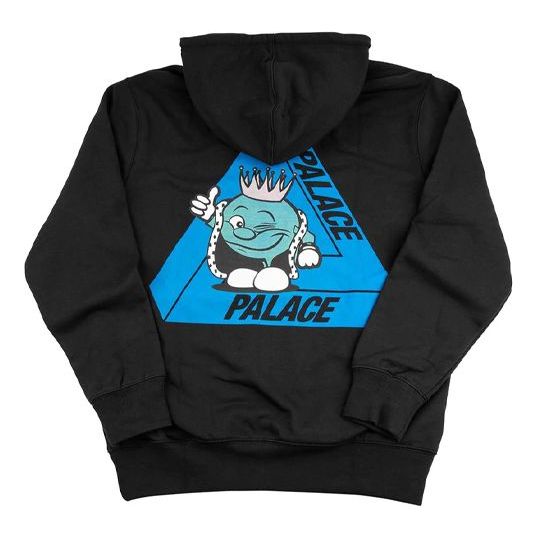 PALACE Tri-Smiler Back Printing Unisex Black P18HD054