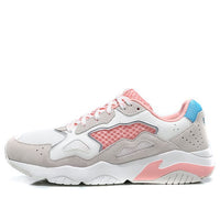 (WMNS) Li-Ning Reverses Classical Light Leisure Low 'White Grey Pink' AGCN378-3