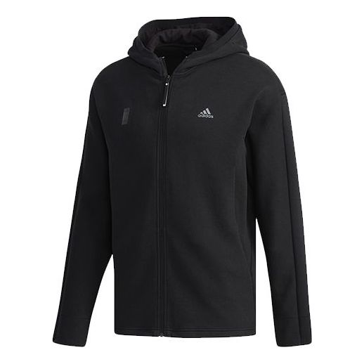 adidas Wuji Htt Training Sports Hooded Jacket Black FK4484