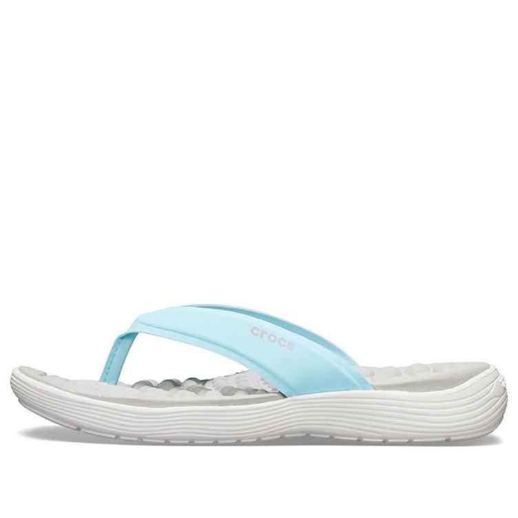 (WMNS) Crocs Reviva Flip-Flops Blue 205473-4KA