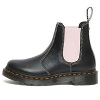(WMNS) Dr. Martens 2976 Contrast Leather Chelsea Boots 'Black Pink' 27275001