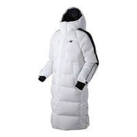 New Balance Warm Down Parka Asia Sizing 'White Black' NP943033-10