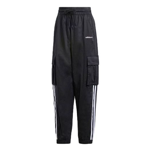 (WMNS) adidas Originals Cargo Pants 'Black' IR9796