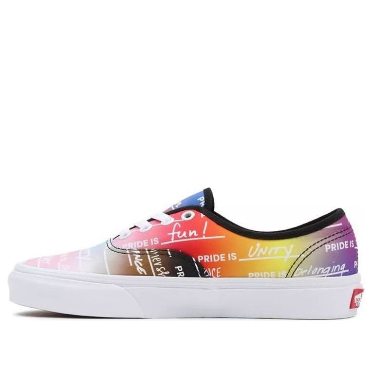 Vans Pride Authentic Low Top Casual Skateboarding Shoes Unisex Pink Blue VN0A5KRDASA