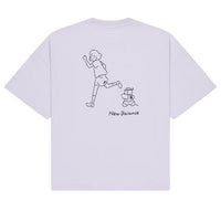 (WMNS) New Balance Running Graphic T-Shirt Asia Sizing 'Blue' AWT42319-GRV