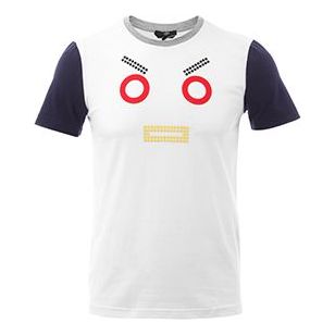 Men's FENDI Round Neck Short Sleeve White FAE507-0TD-F0UB0