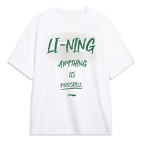 Li-Ning Anything Is Possible Graphic T-shirt 'White' AHST547-1