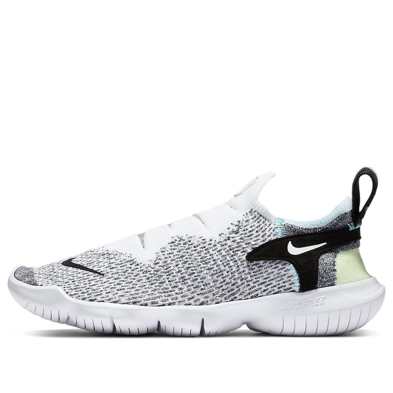(WMNS) Nike Free RN Flyknit 3.0 2020 White/Black/Green CJ0267-101