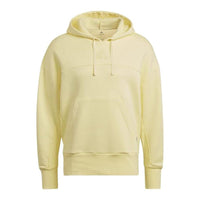 adidas Studio Lounge Fleece Hoodie 'Yellow' HK4592