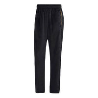 Men's adidas Solid Color Loose Straight Sports Pants/Trousers/Joggers Black H11380