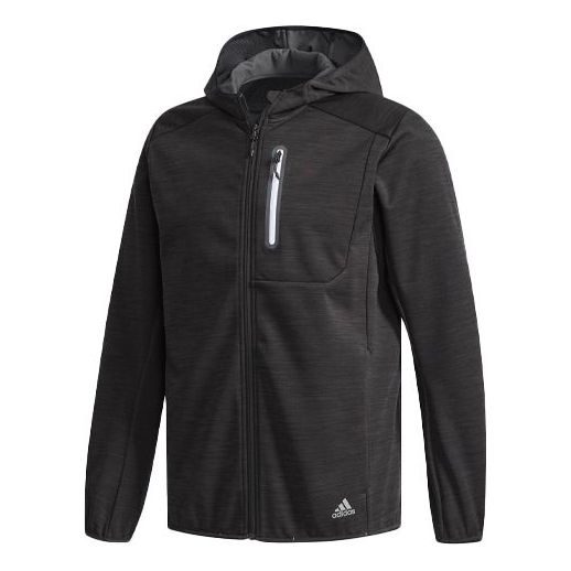 adidas Outdoor Sports hooded Fleece Jacket Black CV4857