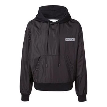 Off-White Mens SS19 Logo Casual Hooded Sweatshirt OMBB045R19A230211000