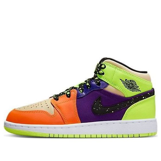 (GS) Air Jordan 1 Mid SE 'Volt Vivid Orange' FD8795-700
