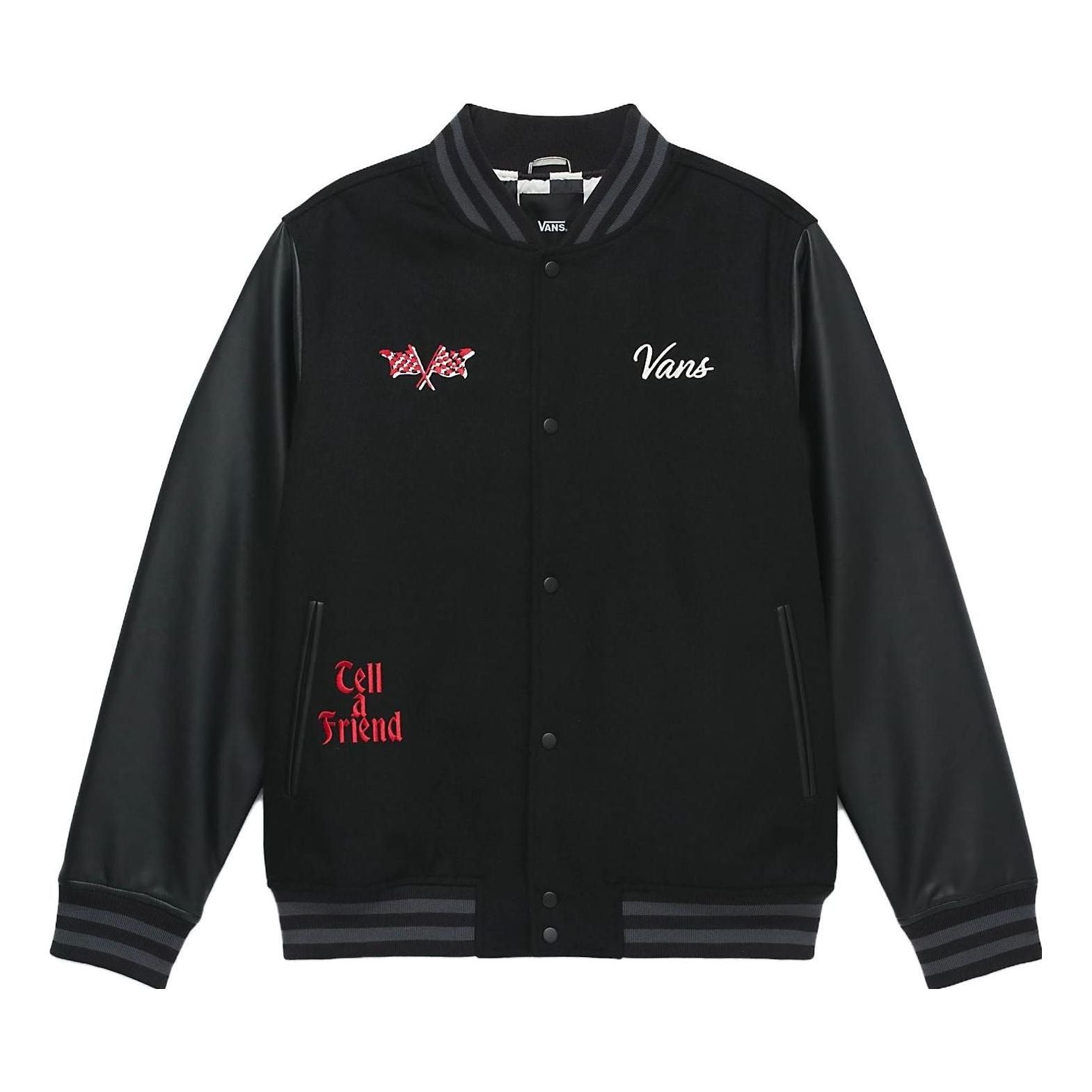 Vans Stevens Varsity Jacket 'Black' VN0008G4BLK