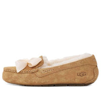 (WMNS) UGG Ansley Bow Glimmer 'Chestnut' 1125830-CHE