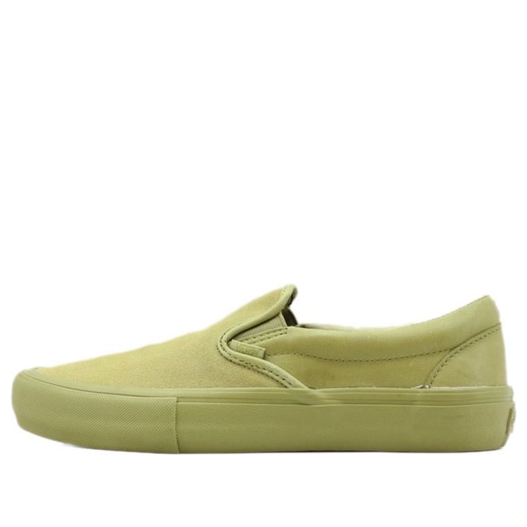 Vans Engineered Garments x Classic Slip-On Leather 'Khaki' VN0A3QXYO18