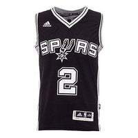 Men's adidas Kawhi Leonard Swingman (black/away) Basketball Sports Splicing Black Jersey A46147
