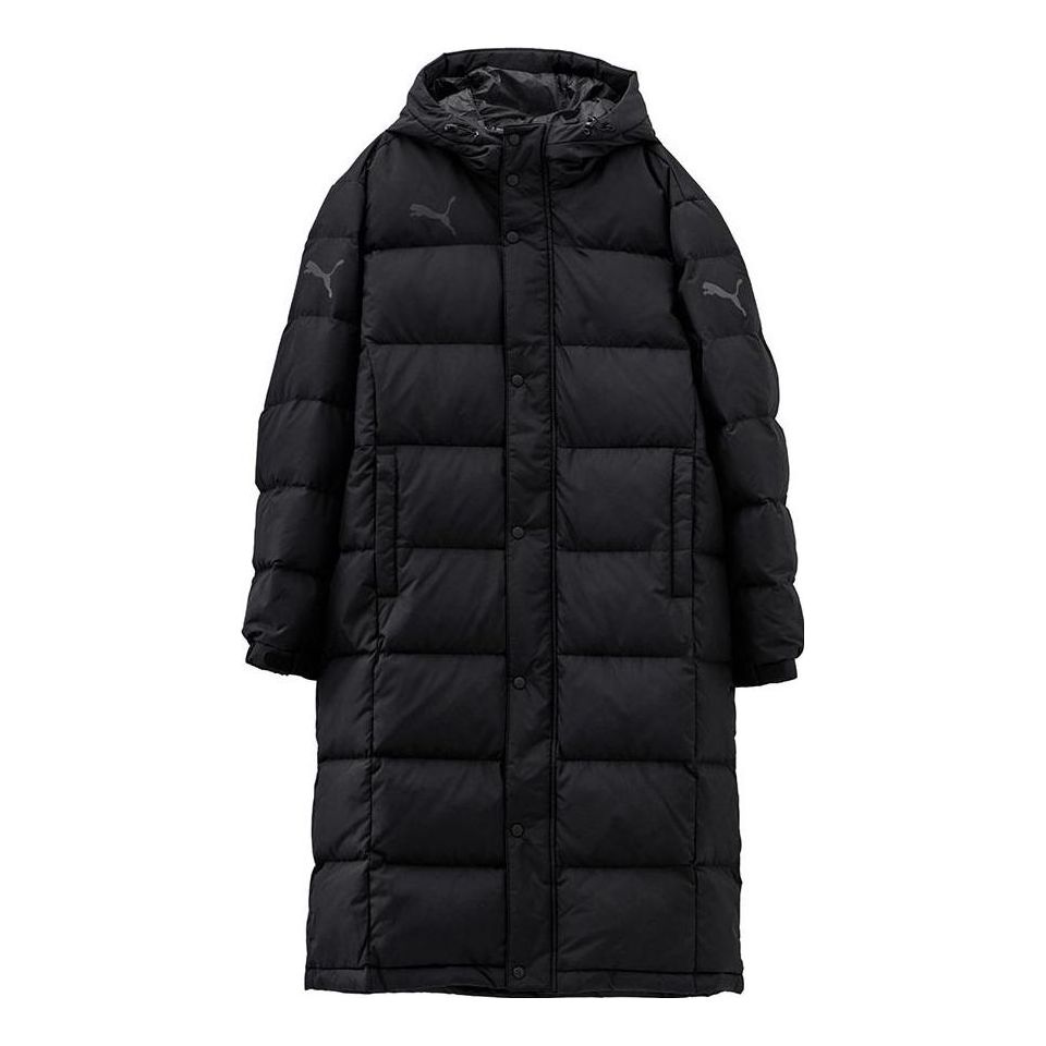 PUMA Long Down Jacket 'Black Grey' 932547-01