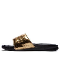 (WMNS) Nike Benassi JDI Ultra PR 'Black Gold' 818737-002