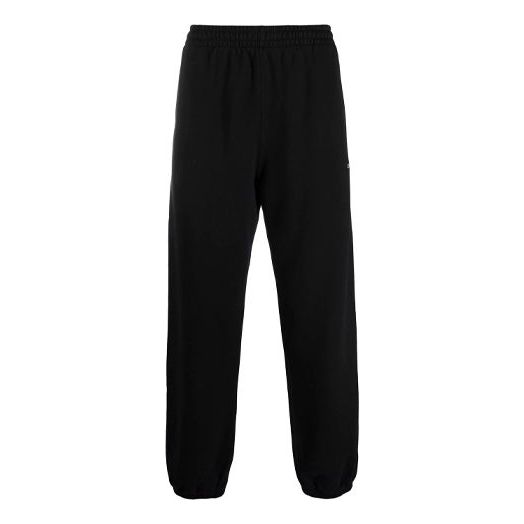 Men's Off-White FW21 Logo Sports Pants/Trousers/Joggers Black OMCH029F21FLE0061084