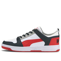 PUMA Rebound Lay Up Lo SL Black/White/Red Low Board Shoes 369866-09