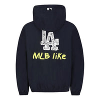 MLB Unisex LIKE Series Windblocker Jacket Blue 31JP09031-07N