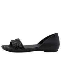 (WMNS) Crocs Lina Embellished D'Orsay Flat 'black' 204361-060