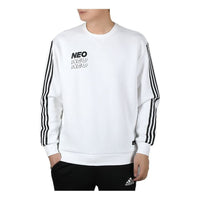 Men's adidas neo Round Neck Sports White FN6541