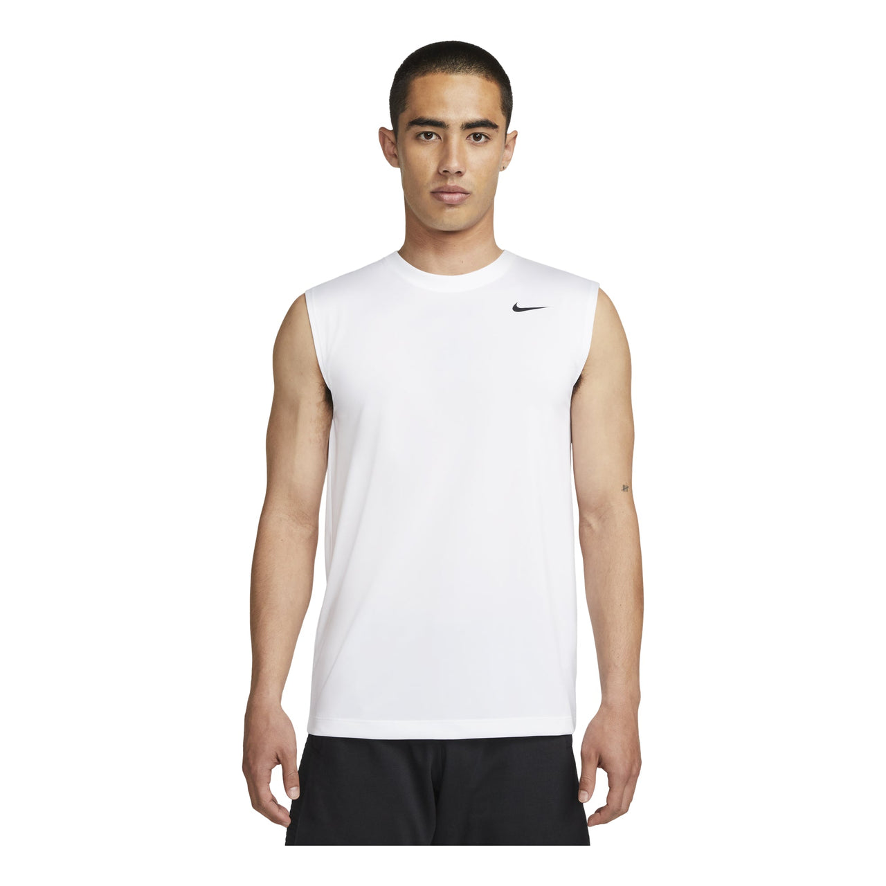 Nike Dri-FIT Legend Sleeveless T-Shirt 'White Black' DX0992-100