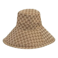 Gucci GG Canvas Wide Brim Hat 'Beige/Ebony' 631958-KQW00-9700