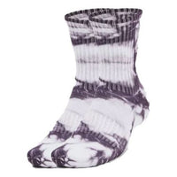 Under Armour Core Normales 1 Pair Socks 'Purple White' 1376906-541