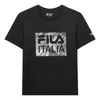 FILA LOGO Minimalistic Short Sleeve Black F11M028132F-BK