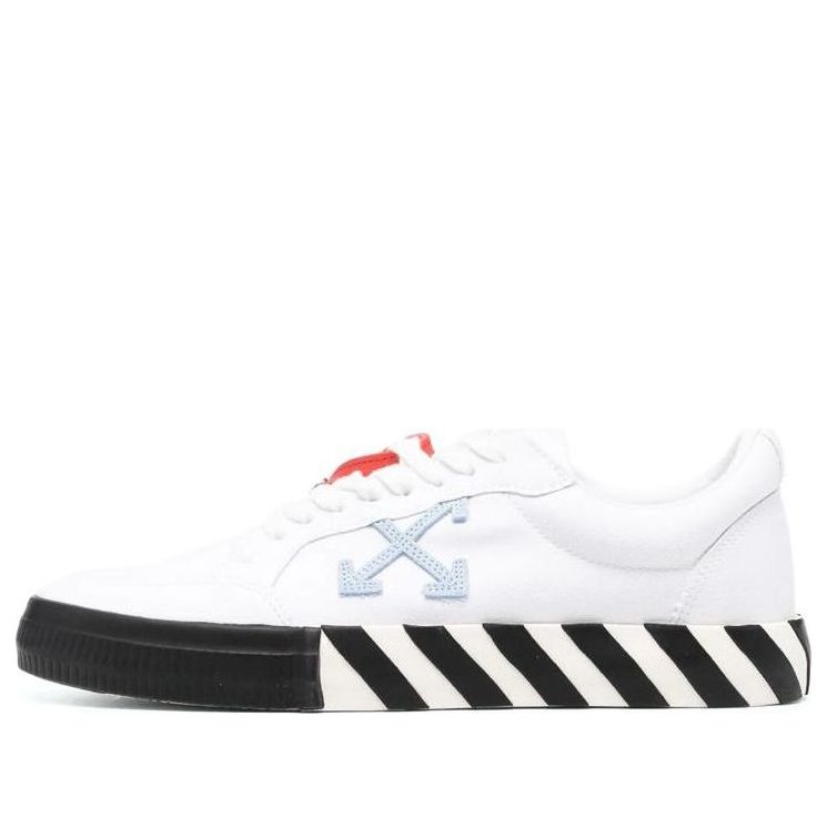 Off-White Vulcanized low-top Sneakers 'White Black Orange' OMIA085S23FAB0010140