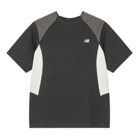 New Balance x LiangDong Color Block T-Shirt Asia Sizing 'Dark Grey' NEE17113-DKG