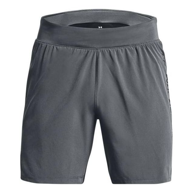 Under Armour Speedpocket 7inch Shorts 'Grey Black' 1375403-012