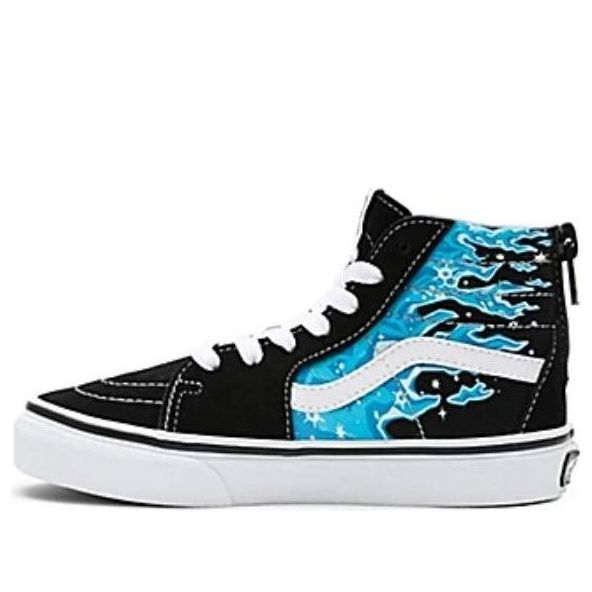(PS) Vans Sk8-Hi Zip Shoes 'Black Blue' VN0005VSBZW